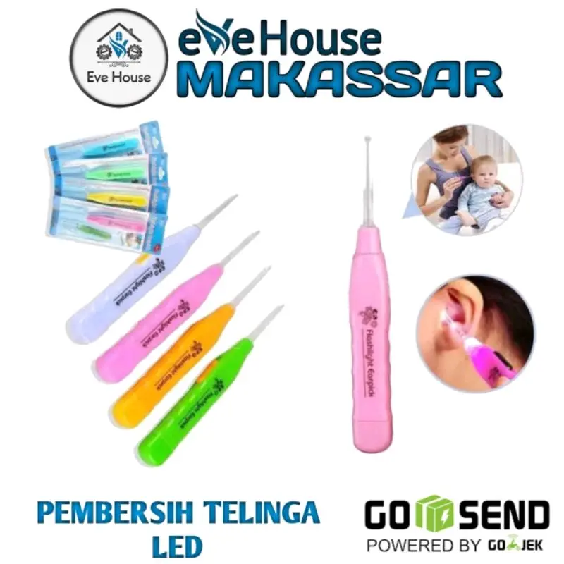 Makassar V86 korek kuping pembersih telinga LED 0