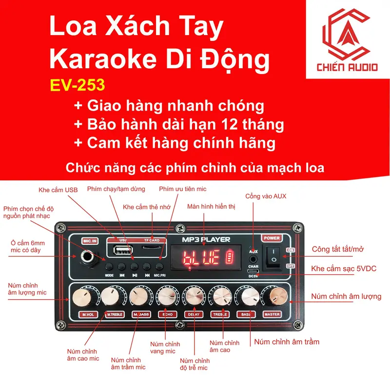 Loa Karaoke du lịch, Loa Kéo Bluetooth Karaoke IPL IP-5220 , loa xách tay, loa vali du lịch, loa kẹo kéo, loa di động đa năng, loa di động karaoke, loa nghe nhạc di động. IP-201F Không Dây 2