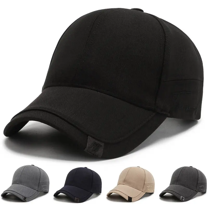 Hat Men's Trendy Sunshade Cap Korean Version Men's Sun Hat Simple Casual Baseball Cap