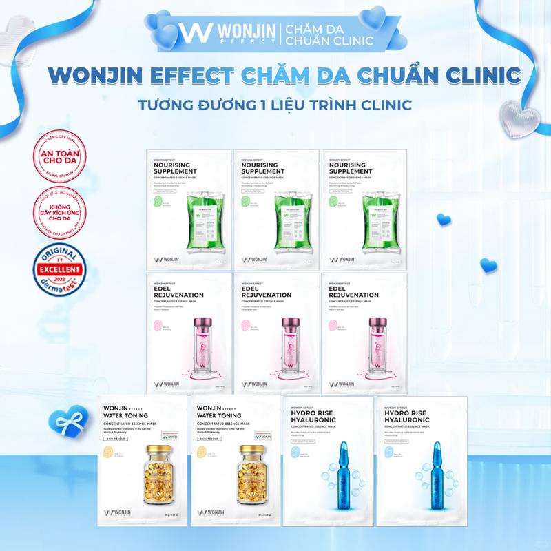 Combo 10 Mặt Nạ MIX Chăm Sóc Da Chuẩn Clinic WonJin Effect 30g x10 [B1]