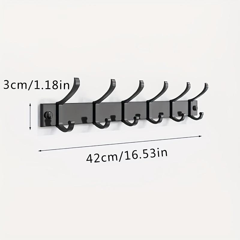 Wall Mounted Coat Hook, 1 Count Punch-free Hanging Storage Hook, Kitchen Utensil Hook, Home Organizer for Bathroom Bedroom Kitchen, Summer Gift 2