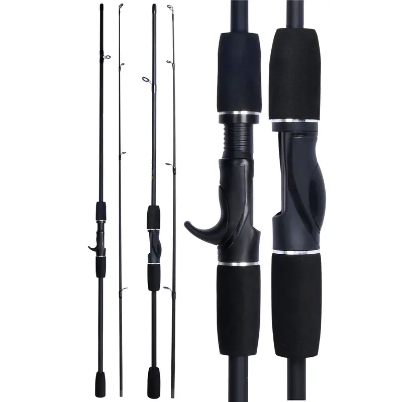 Spinning Fishing Rod Metal Spool Spining Fishing Reel Set Pancing 1.65M/1.8M/2.1MCrabon Rod 5.2:1 13+1BB Metal Spool ReelJoran Pancing Dengan Bahan Serat Karbon Joran Pancing Carbon Pancing Lengkap Untuk Memancing Joran Pancing Fishing Combo Wheel 2