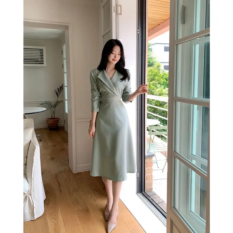 Vietnam green flowy maxi dress - TikTok Shop Malaysia