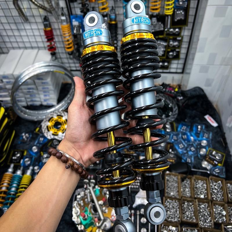 Phuộc Nitron Không bình gắn cho Wave/Dream/Sirius/Fuled,.... Bảo hành 6t Phụ Tùng