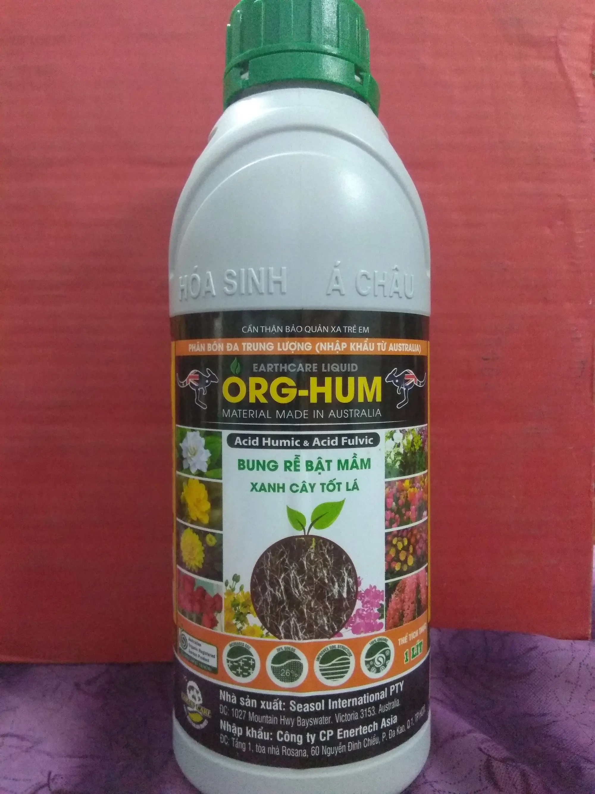 Phân bón lá đa trung lượng ORG-HUM bung rễ bật mầm - chai 1 lít