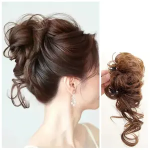 Jepit rambut pesta alami keriting rambut ekor urai - BISA COD (JEP1047)