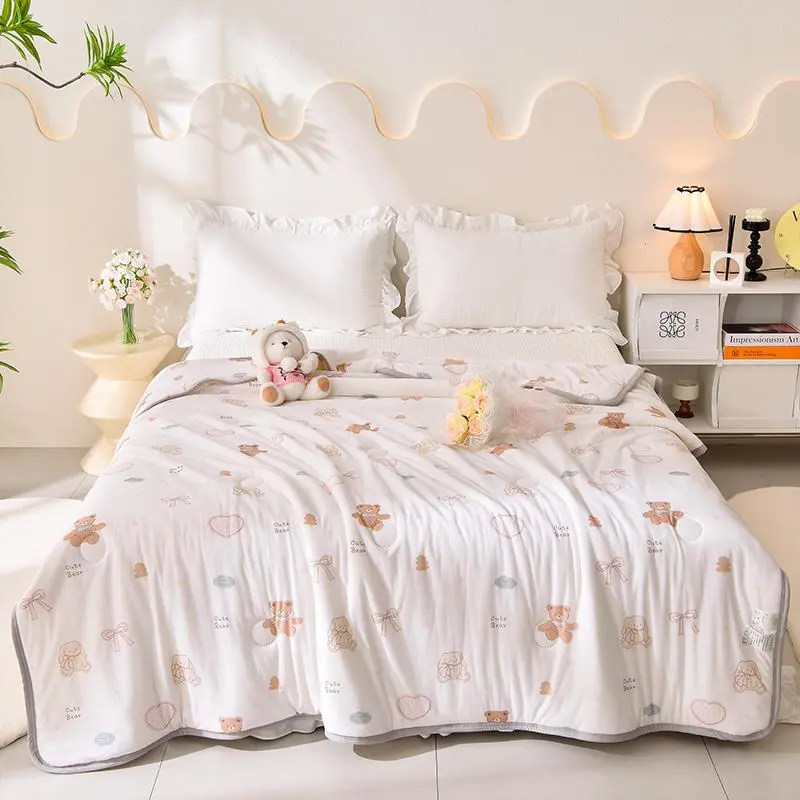 Floral Print Bedspread, 1 Count Soft Lightweight Fitted Sheet, Comfy Breathable Bedding for Home Bedroom Hotel 8