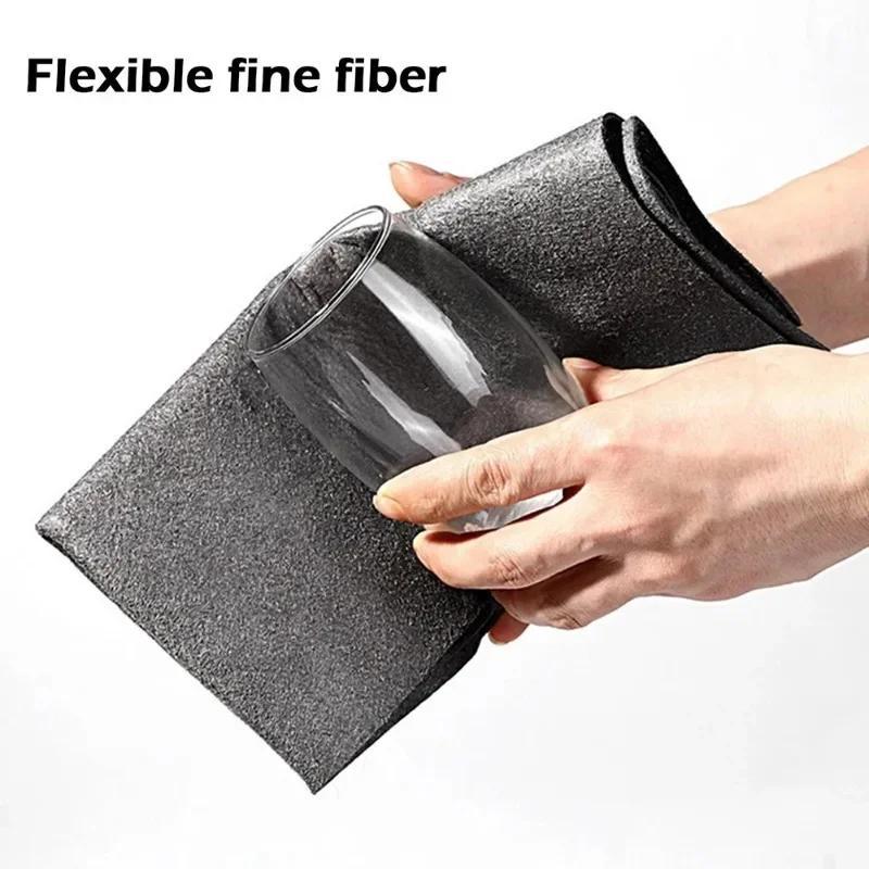 Product Introduction of Vải lau ma thuật, dày, không dấu vết, có thể tái sử dụng, được làm bằng Microfiber, thích hợp để rửa xe, cửa sổ và kính, khăn lau, dụng cụ làm sạch nhà bếp, Bán Buôn có sẵn 16