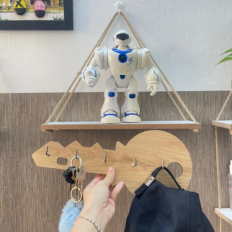 Kệ treo tường và móc treo đồ, móc treo chìa khoá, móc Decor Trưng Bày 1