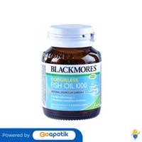 Gambar BLACKMORES ODOURLESS FISH OIL 1000 BOTOL 30 KAPSUL dari Apotek Surya Sehat by GoApotik Kota Semarang 1 Tokopedia