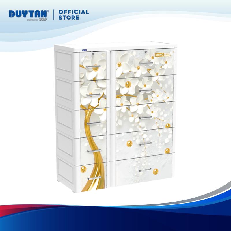 [vuongnguyen] Tủ Shino 5 tầng DUY TÂN nhựa PP/ABS, bao gồm 5 hộc lớn và 5 hộc nhỏ, tủ quần áo đa năng, tiện lợi