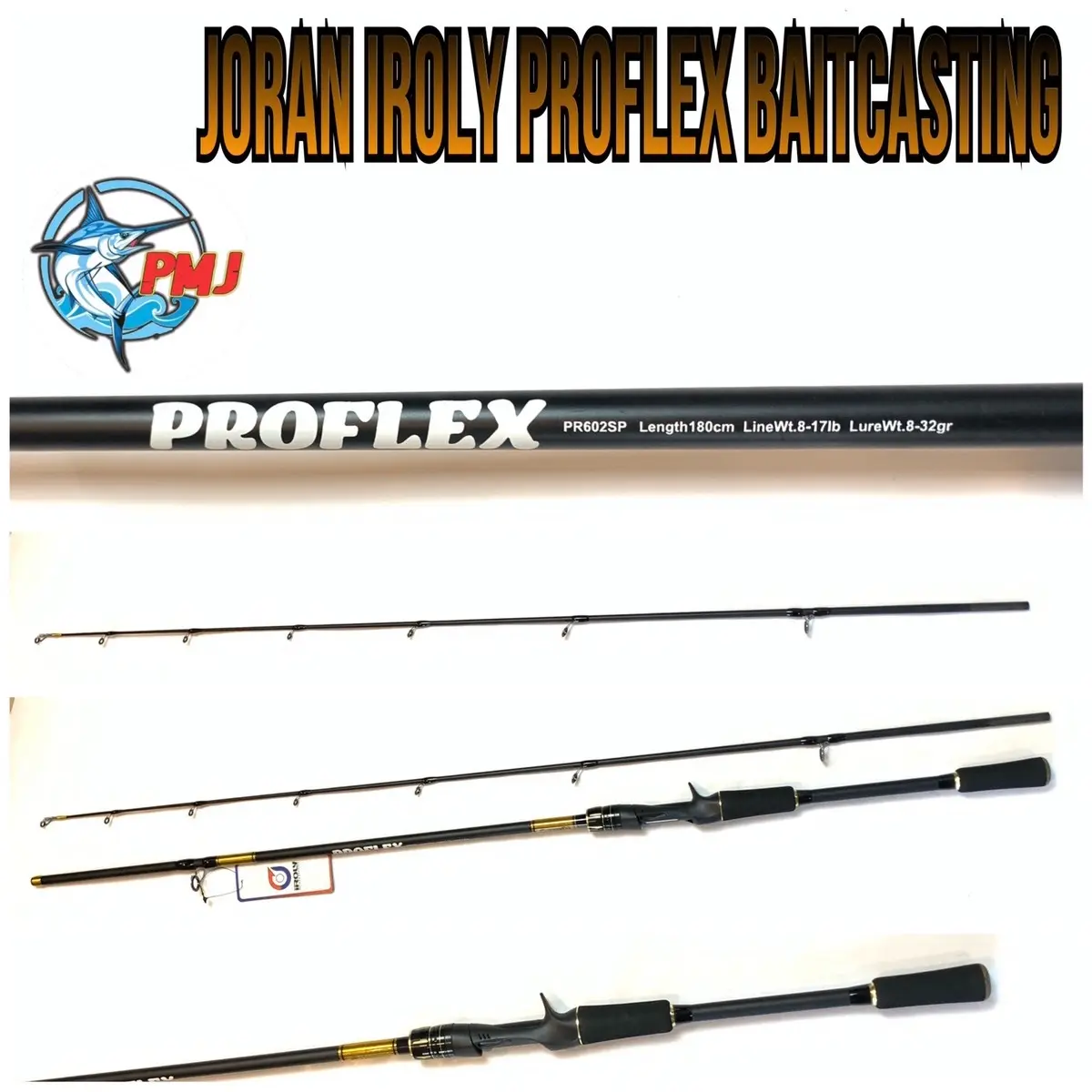 Joran iroly proflex hollow spining baitcasting