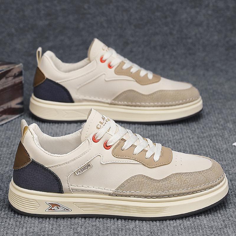 Giày Nam ATMAN 2024 , Giày Nam mã AB906 có Hai Màu Nâu Be