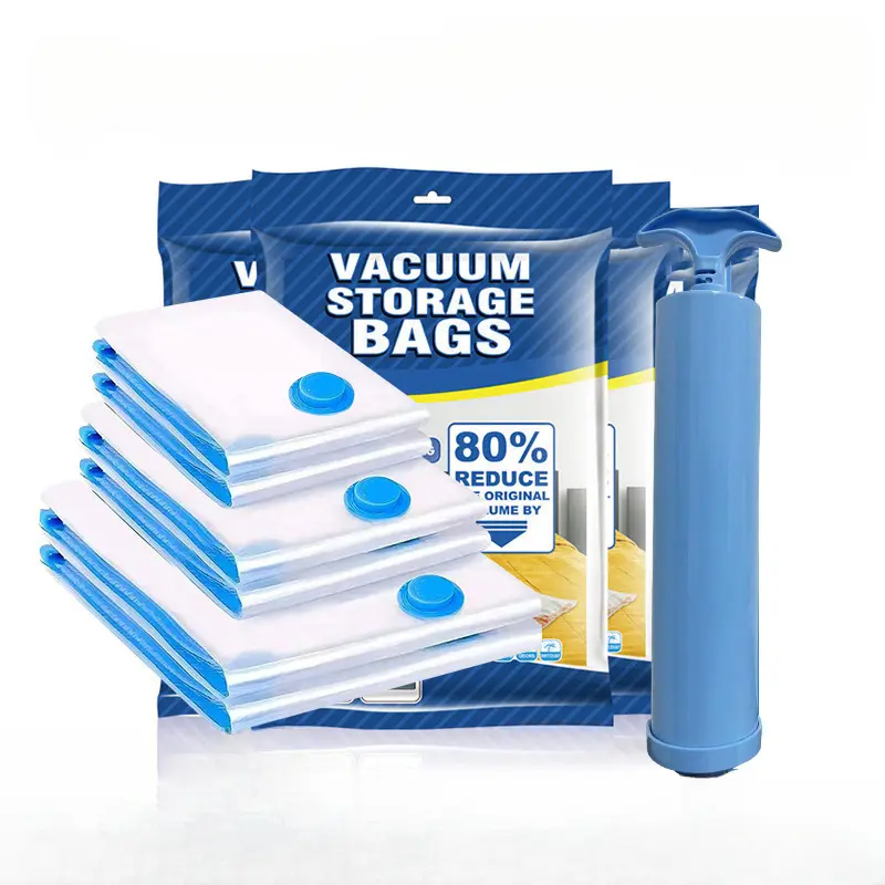 Durable and portable vacuum bag, compression bag saves space, vacuum sealed bag, vacuum storage bag, camping accessories, vacuum storage bag