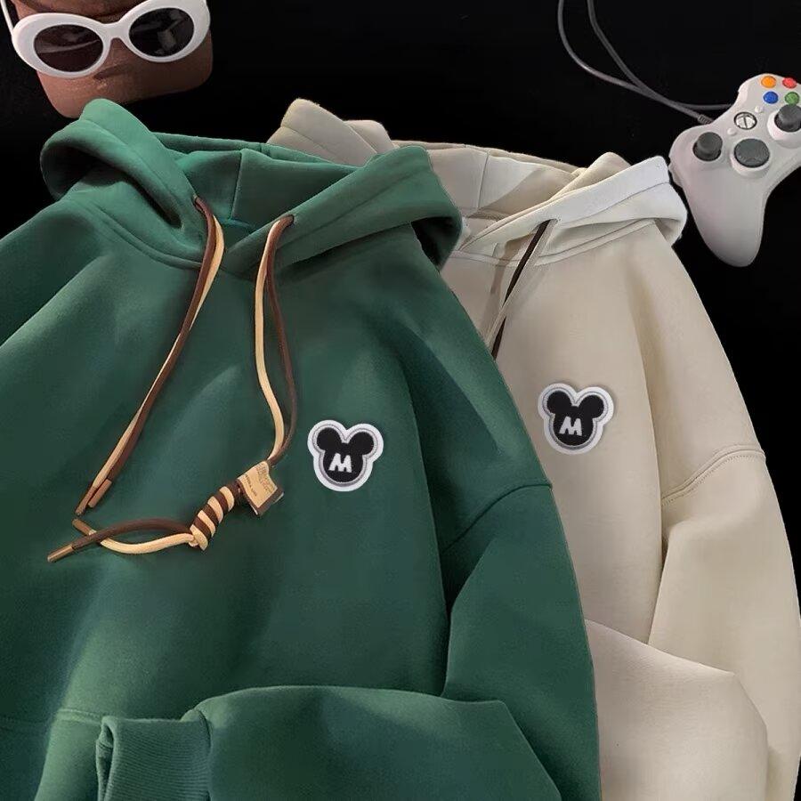 เสื้อฮู้ดดี้แขนยาว แบบสวม ผ้าหนา แฟชั่น กันแดด กันหนาวได้ Eashion เสื้อกันหนาวแขนยาว เสื้อกันหนาว  ม