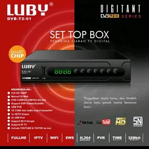ready set top box luby  t201(plus buble)-stb tv analog super hd t2 01