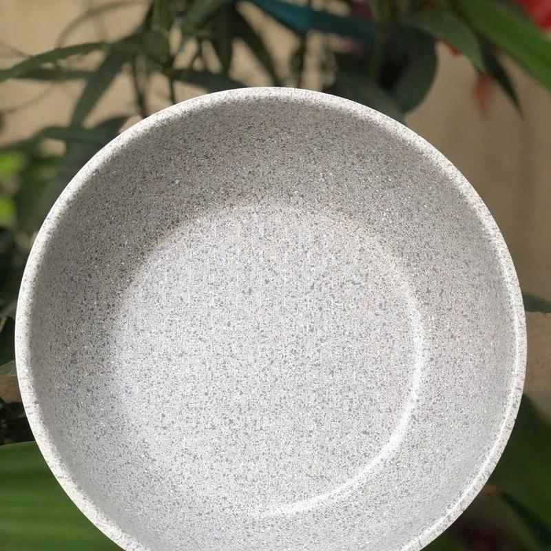 Chảo Đúc 5 Lớp Ecoramic 18cm Không Từ Chính Hãng c hảo đá inox chao chong nướng mini long gang peng gorengan chiên nồi chống bếp 0