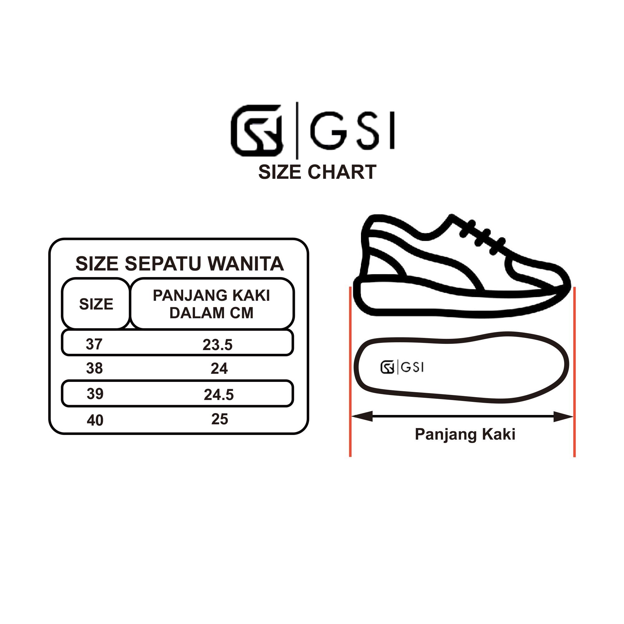 GSI Qiara Sepatu Wanita Cloudy Step Sneakers Casual Shoes Ringan Premiun Quality 1373 Karet Sport
