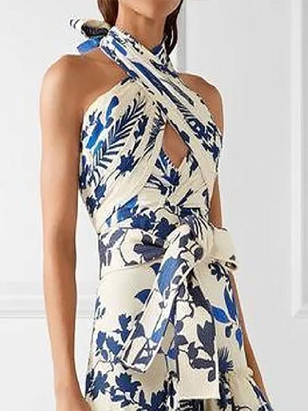 Product Introduction of Váy In Hình, Váy Xòe Lớn, Phong Cách Kỳ Nghỉ Bohemian Châu Âu Và Mỹ Mới Mùa Hè Xuyên Biên Giới, Dây Đeo, Thích Hợp Cho Năm 2024, Phong Cách Lolita 7