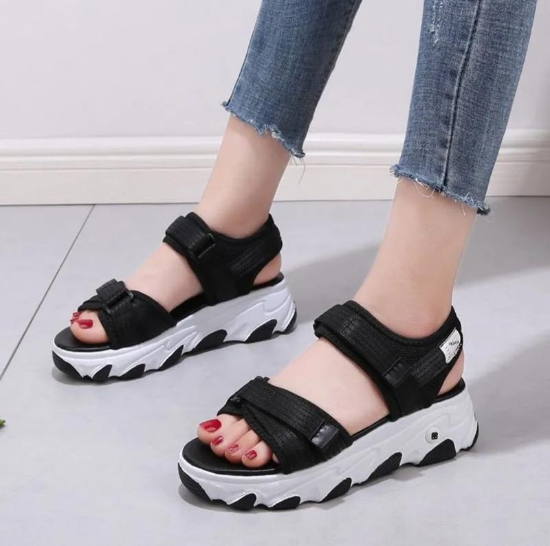 Sandal Gunung Wanita Kekinian PISUU Casual Korean Style Import 2023 1