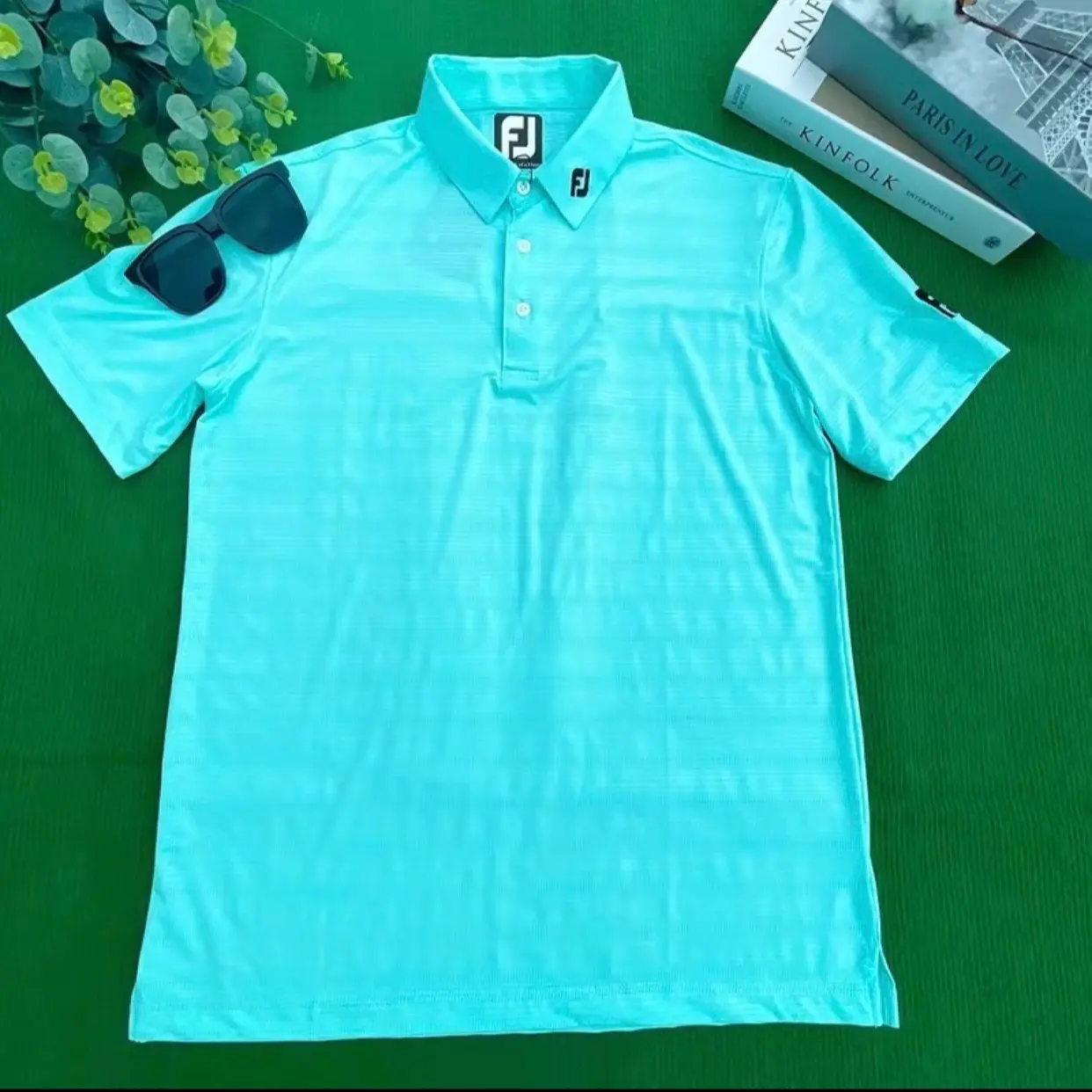 Áo Thun Golf Nam Cao Cấp, chất vải độc đáo nhập khẩu từ Hàn Quốc, Chuyên dùng sản xuất áo golf polo
