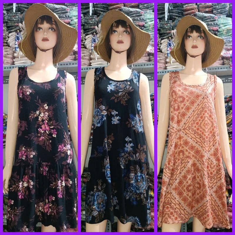  Đầm Ngủ Sát Nách Vải Thun Lạnh Đầm Ngủ Mặc Rất Mát Mẻ Thoải Mái Đầm Dành Cho Tuổi Trung Niên   Big size 45kg-70kg  Dress 