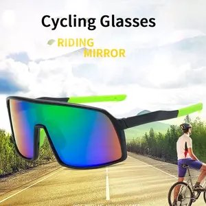 Unisex Anti UV400 Kacamata Sepeda Sunglasses Outdoor polycarbonate kacamata olahraga anti silau rainbow