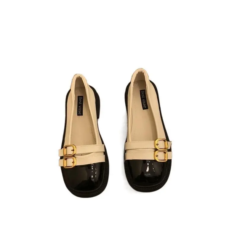 Giày Mary Jane, Phong Cách Pháp Phẳng Cổ Điển, Phong Cách Preppy, Đế Mềm, Giày Lười, Giày Cao Gót Cắt Nông, Hàng Mới Về Mùa Lò Xo 2023 Nữ Shoes 5