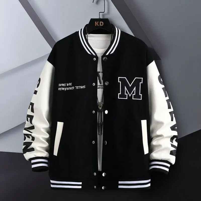 JAKET BASEBALL VARSITY KOREAN STYLE PRIA WANITA READY ALLSIZE S M L XL 2XL 3XL 4XL 5XL 6XL 7XL JUMBO varsity jacket outfits