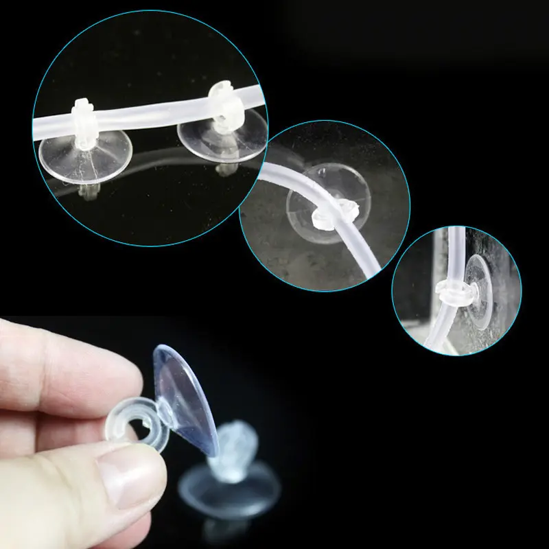 Suction Cup Pump Tube for Aquarium CO2 Air Line Pipe 1 Piece Fish Tank Accessory K8Y7