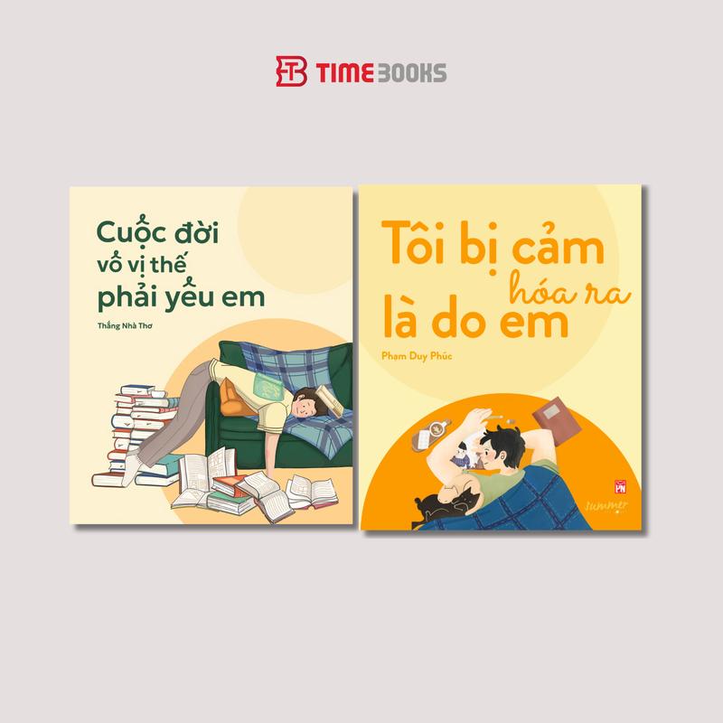  Timebooks - Combo 2 quyển Sách Cuộc Đời Vô Vị Thế Phải Yêu Em + Tôi Bị Cảm Hóa Ra Là Do Em 