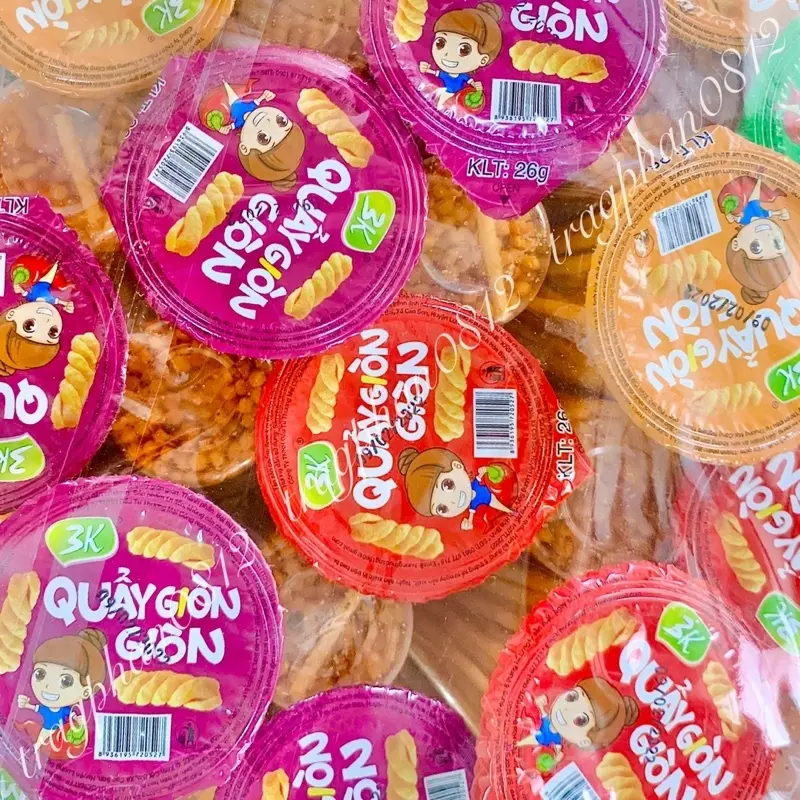 [ Bịch 30 hộp] Bim Quẩy Giòn Giòn Nhà Pan Bim Tăm Hộp Thơm Cay Ngon Đồ Ăn Vặt Cổng Trường Snack Food 4