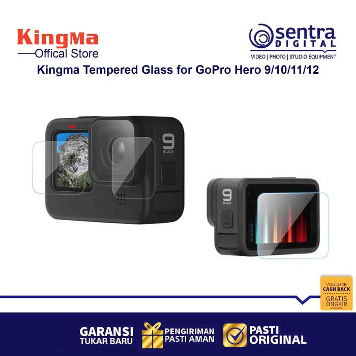 Gambar Kingma Tempered Glass for GoPro Hero 9 10 11 12 ( BMGP343 ) dari Sentra Digital Kota Surabaya Tokopedia