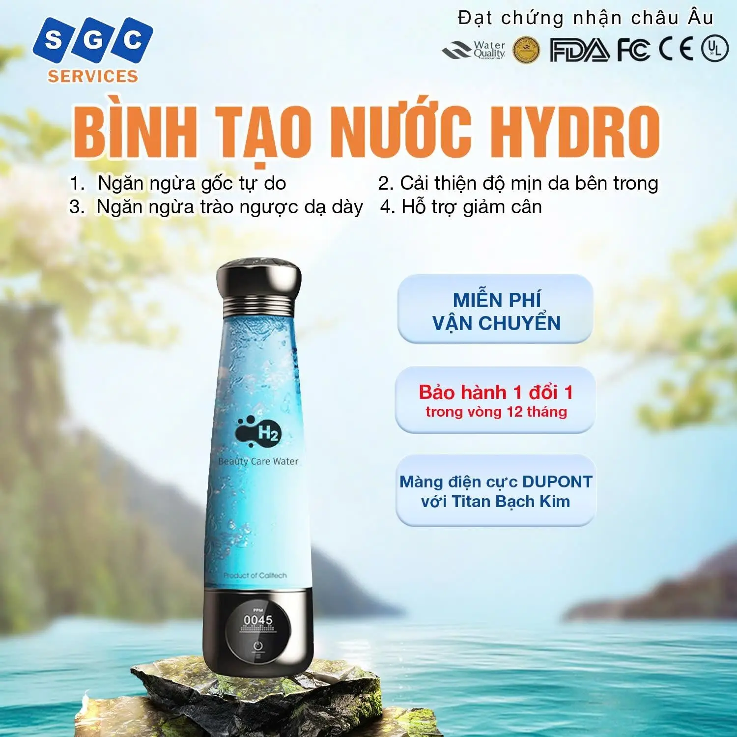 Bình Tạo Nước uống Hydro Beauty Care Water