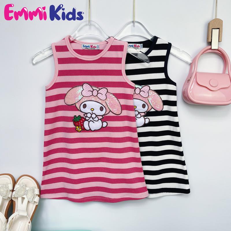 B52- Emmi Kids Váy Noel Xinh & Mặc Hằng Ngày Cho Bé Gái Chất Thun Cotton Melody Dễ Thương Mềm Mát Thoải Mái 10-39kg