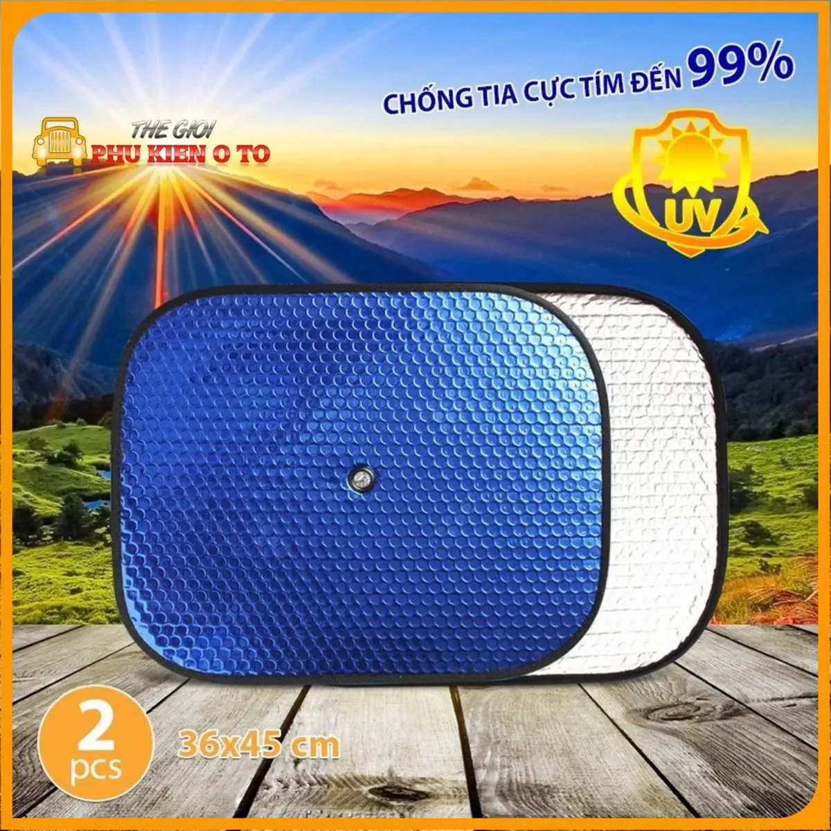 Tấm Che Nắng Ô Tô, Tấm Chắn Nắng Ô Tô Xe Hơi Phản Quang Phủ Nhôm bạċ Cách Nhiệt, Chống Thấm Nước