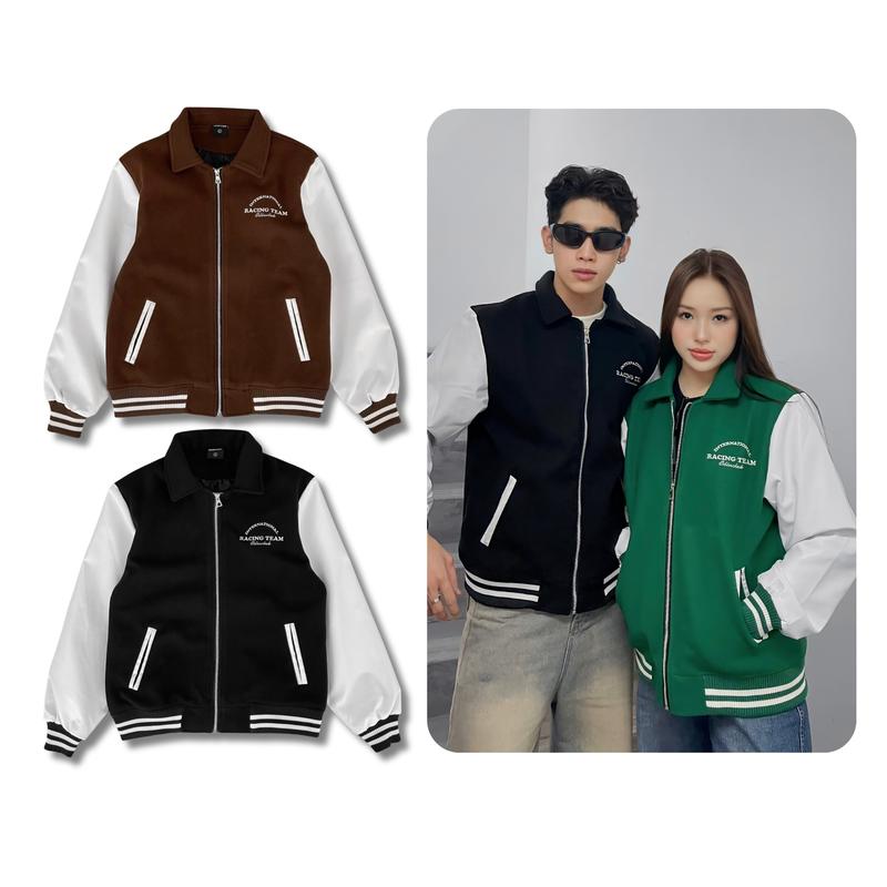  Áo khoác Varsity Racing ODIN CLUB Áo khoác  Jacket form rộng nam nữ unisex 