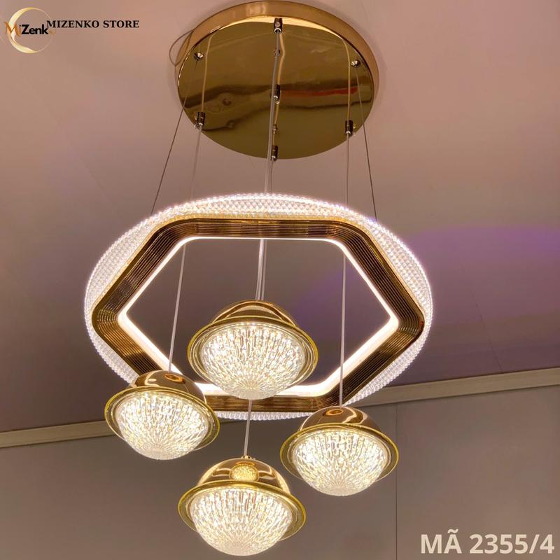  Đèn Thả Trần Pha Lê Cao Cấp. Đèn Trang Trí Phòng Khách Phòng Ngủ Bàn Ăn Sang Trọng Mizenko 