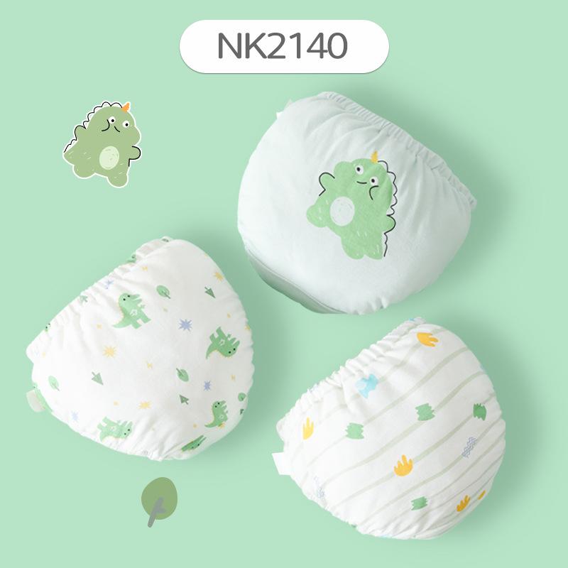 Baby Bread Pants Summer 2025 Korean Style Class a Pure Cotton Infant Toddler Baby Underwear Boy's All Cotton Shorts Children's Underwear 7