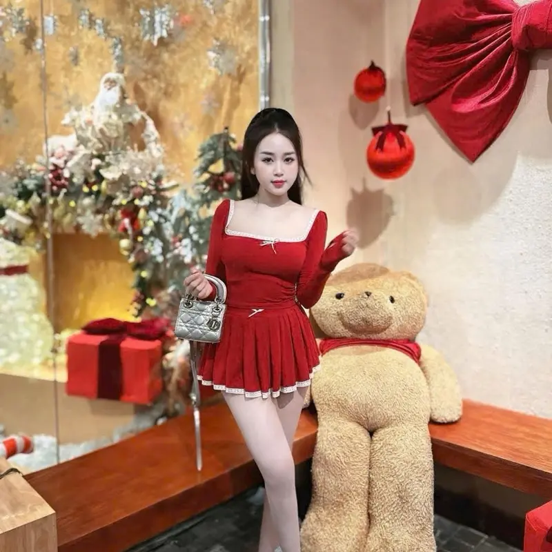 Set ao tay dai  Chan vay co lót quan