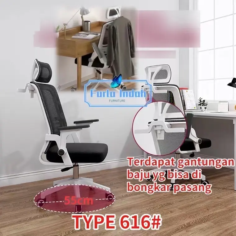 kursi kantor kursi kerja  jaring kursi gaming kursi manager TYPE 88/808/89# 6