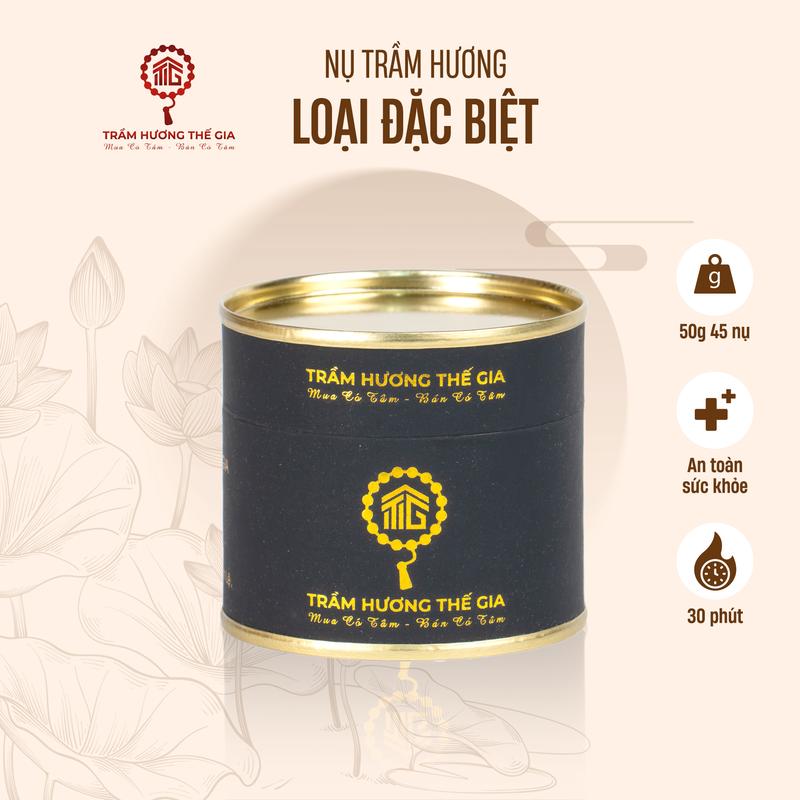 Nụ Trầm Hương Đặc Biệt - Thưởng Thức - Phòng Trà - Xông Nhà- Dầu Thơm Phòng Nước Hoa - Trầm Hương Thế Gia nutram huong trầm càm