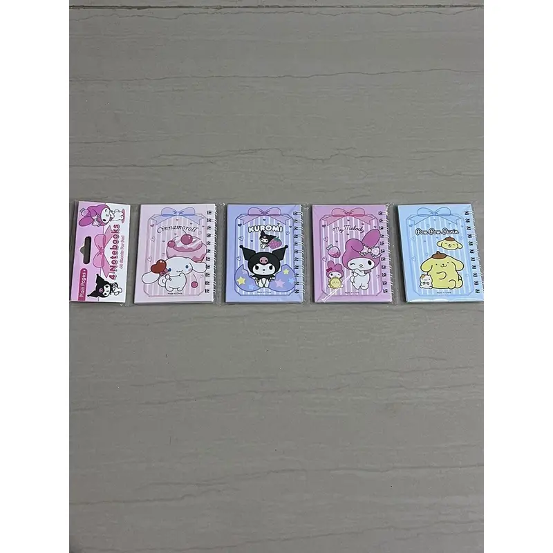 (Per 1 Pack 4Pcs) NoteBook Ring Motif A7 Note Book Ring Motif S*nr*o K*r*mi M*l*dy - GG0385 2