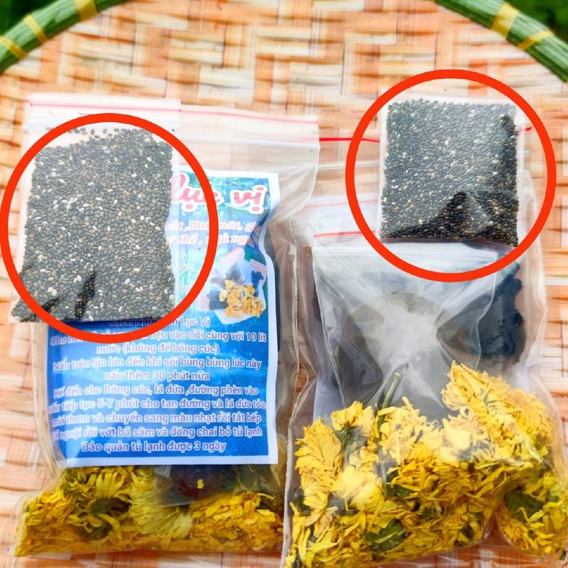 Sâm lục vị tặng hạt chia giải khát Hữu cơ Trà 3