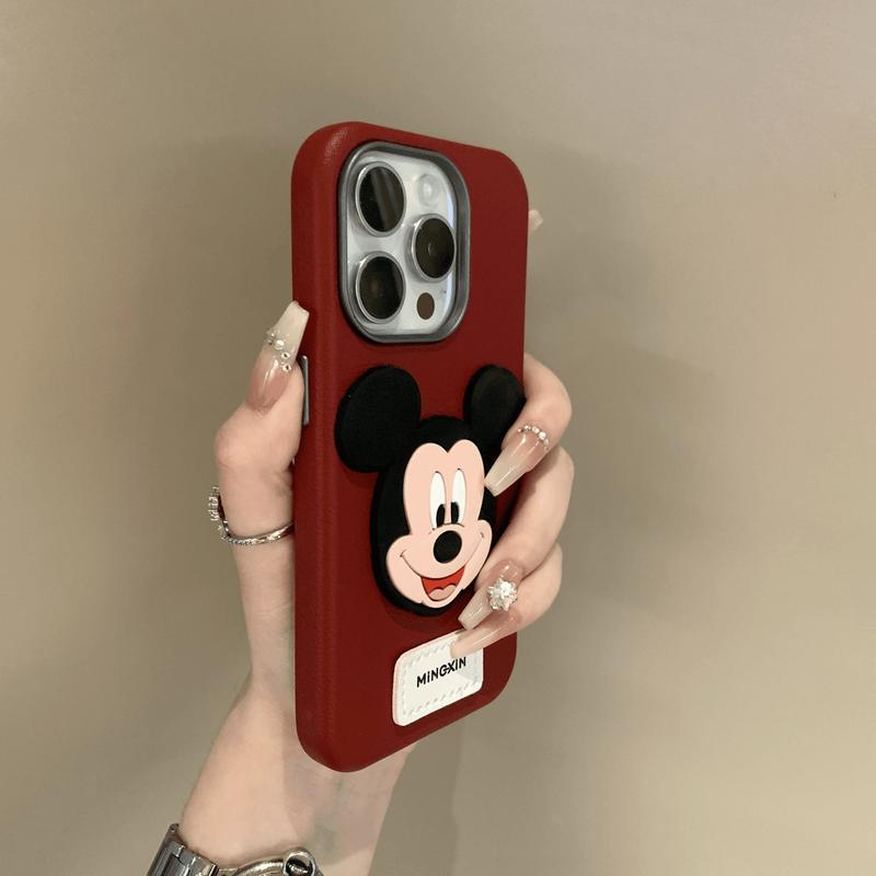Ốp Điện Thoại Hoạt Hình Búp Bê Hoạt Hình Ba Chiều Dễ Thương Dành Cho Apple 16Promax 15 14 13 12 Ốp Bảo Vệ Tương Thích Với 17 17pro Và 17promax Sản Xuất Tại Nhật Bản Và Hàn Quốc