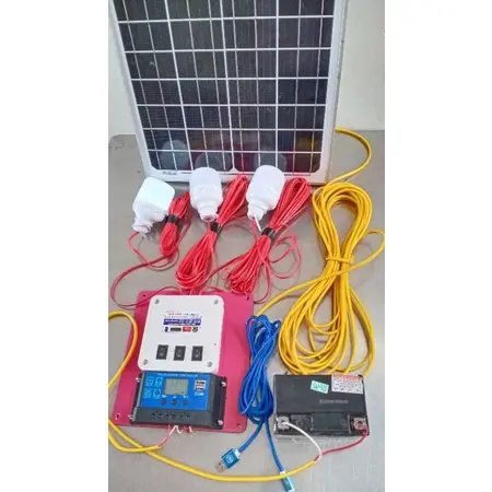 Điện Năng Lượng Mặt Trời.  ráp sẵn rất dễ sử dụng. rất tiết kiệm điện 5
