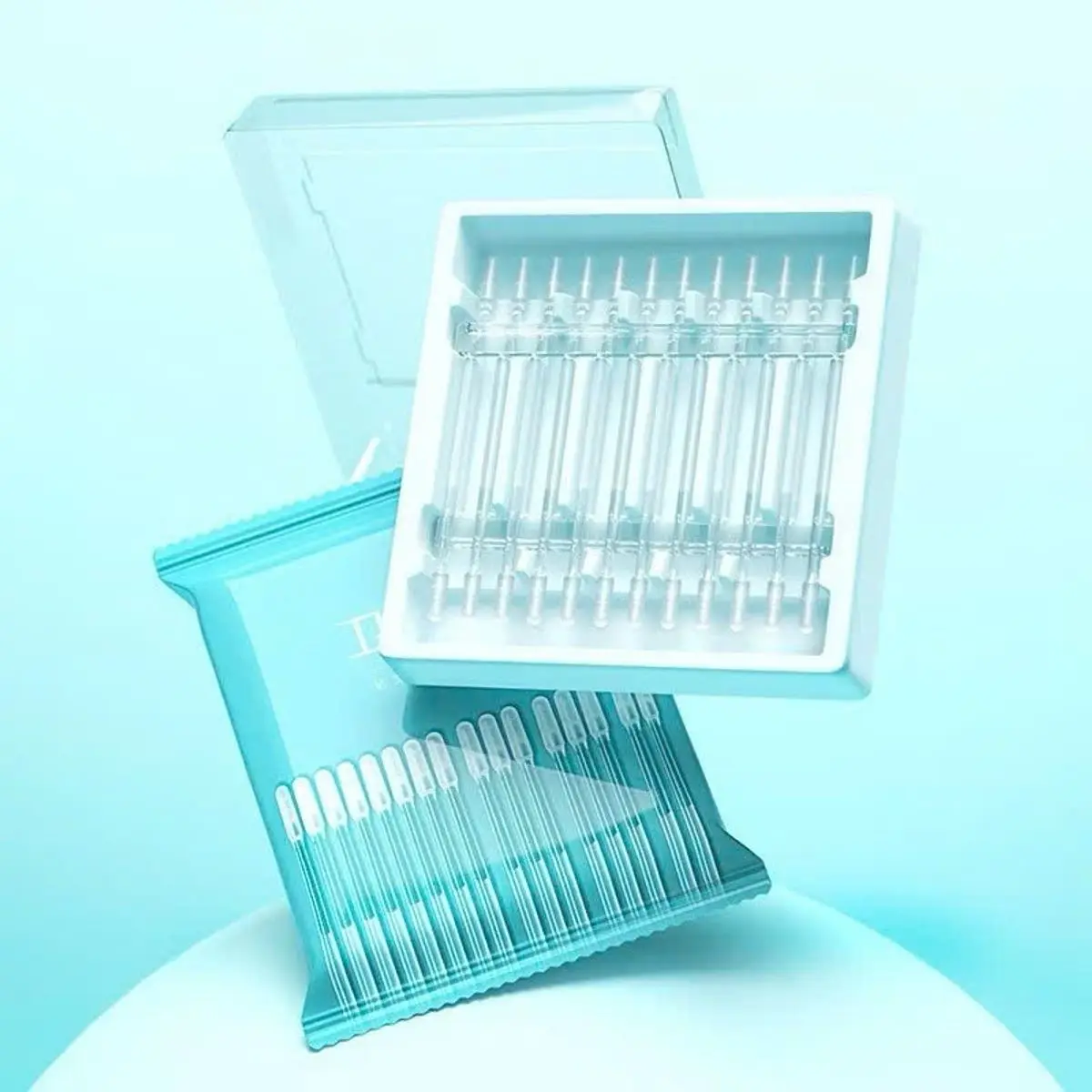 Lấy ráy tai silicon, tăm bông dính, dụng cụ cụ lấy ráy tai an toàn tái sử dụng hộp 24 cây Women