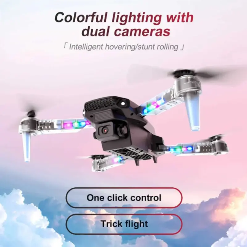 Máy bay điều khiển từ xa E100 Max, Flycam giá rẻ, Flaycam Cảm Biến Chống Va Chạm, Drone mini 8