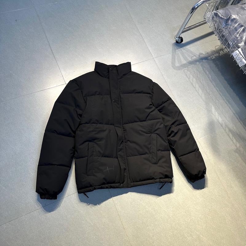 Áo Phao Béo Dáng Trơn Không Mũ Có Dây Rút Phù Hợp Cho Cả Nam Và Nữ 2 Màu Đen Be Menswear Jacket