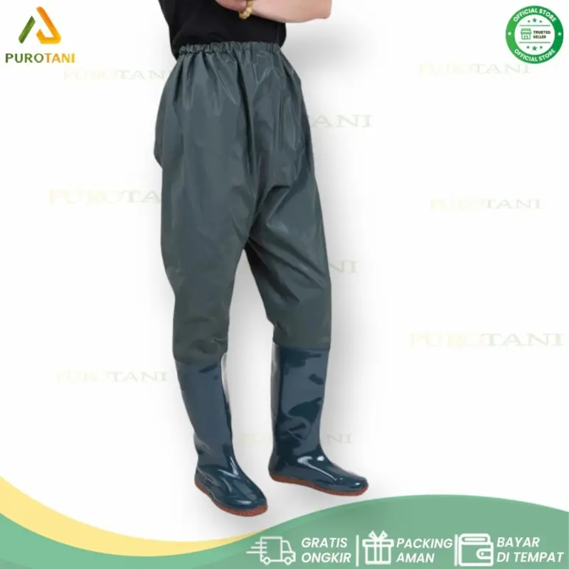 Sepatu Sawah Sepatu Boot Karet Panjang Sepinggang 110 Cm Sepatu Boots Hijau 3